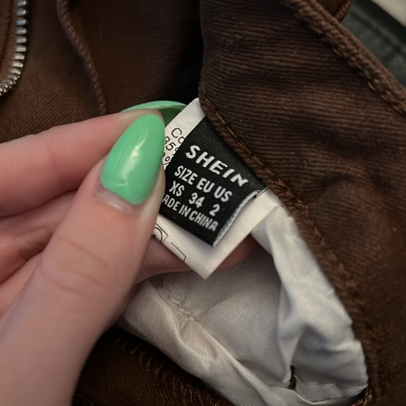 Brown Flare Jeans - Picture 2 of 2